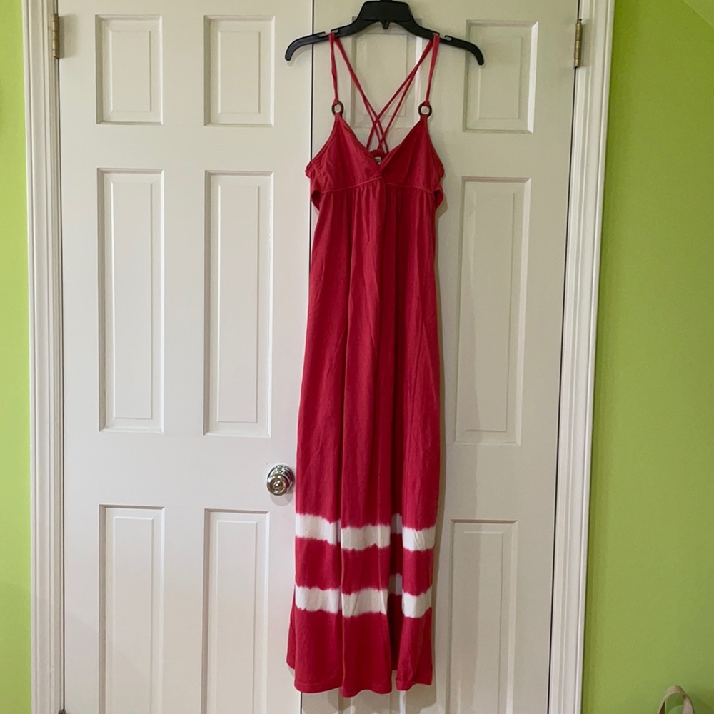 Pink maxi dress